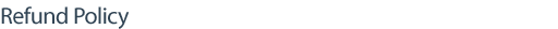 Refund Policy